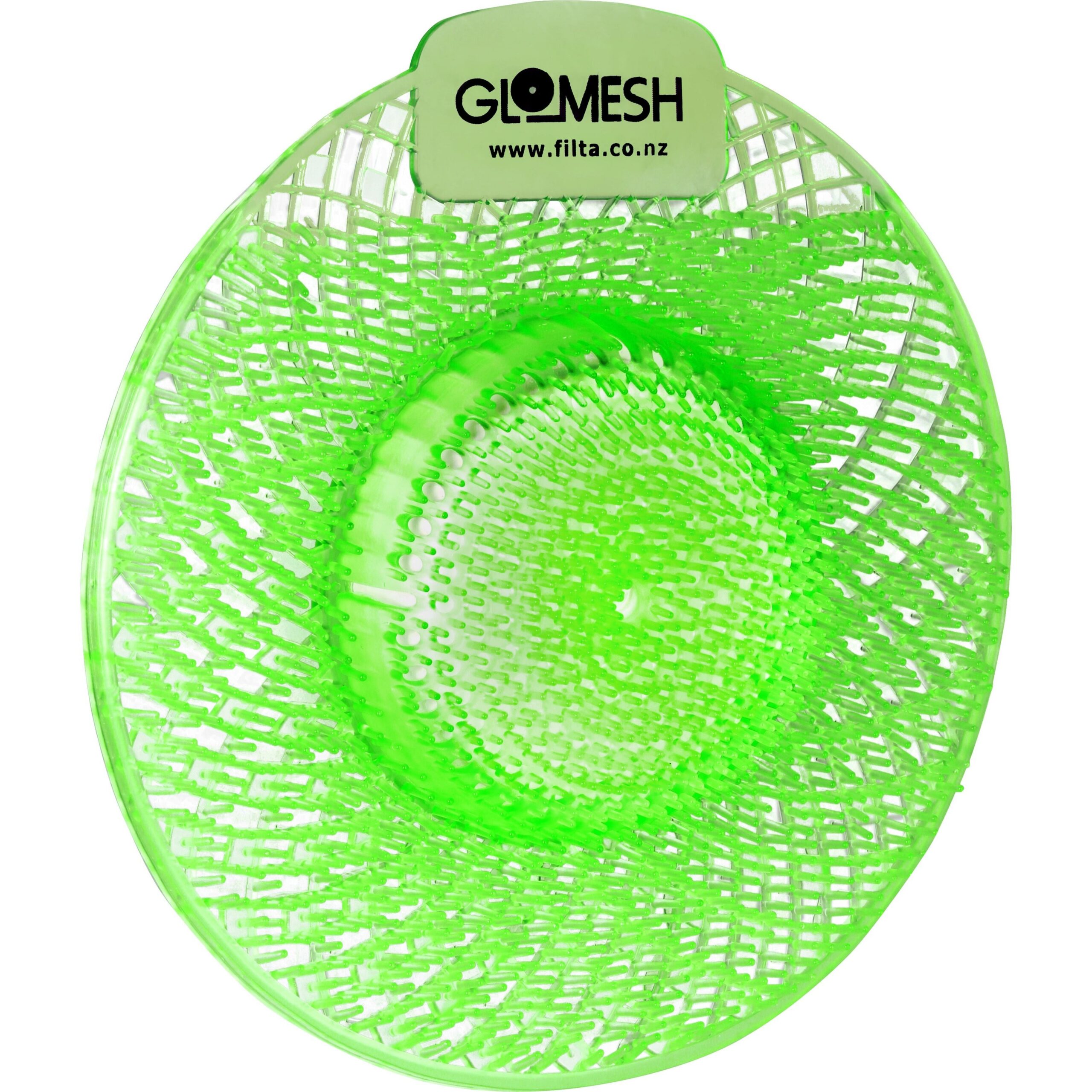 GLOMESH Spiral Biological Urinal Screen with Anti Splash - Cucumber - 10 PACK - Image 2