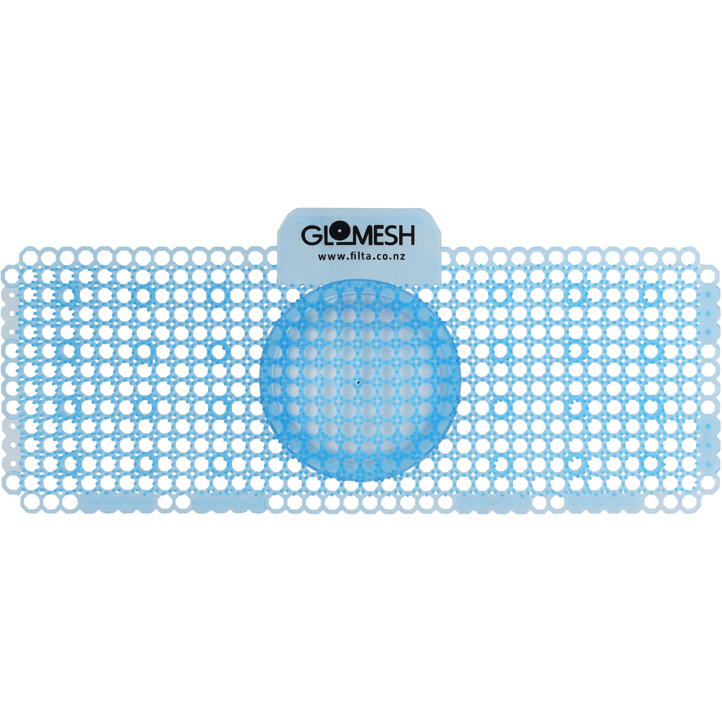 GLOMESH Spiral Biological Trough Urinal Screen with Anti Splash - Ocean Mist - Image 2