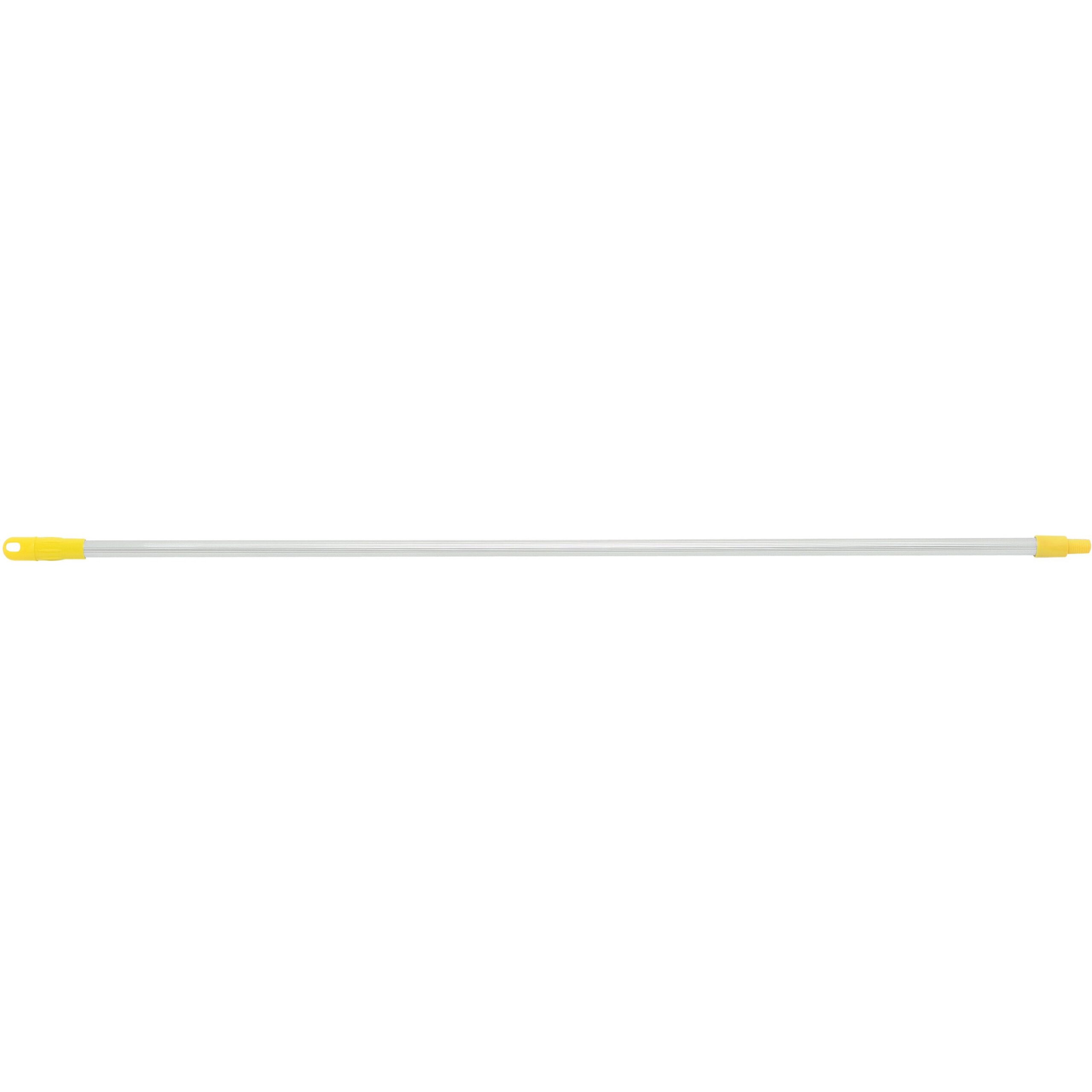 Edco mop handle with nylon tip yellow 1.5m x 25mm - 6 pack