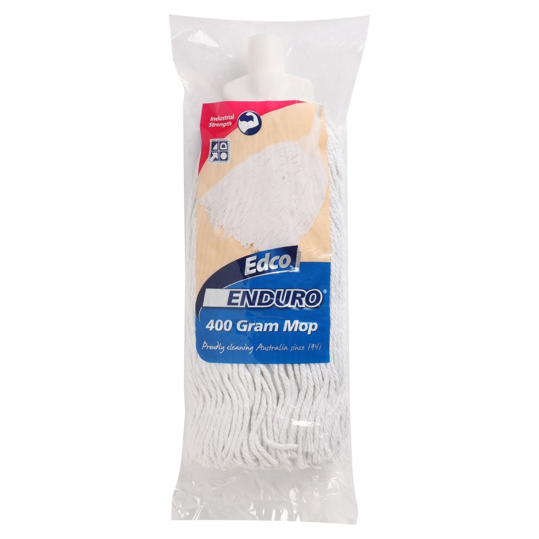EDCO ENDURO MOP HEAD WHITE - 400G/30CM - Image 2