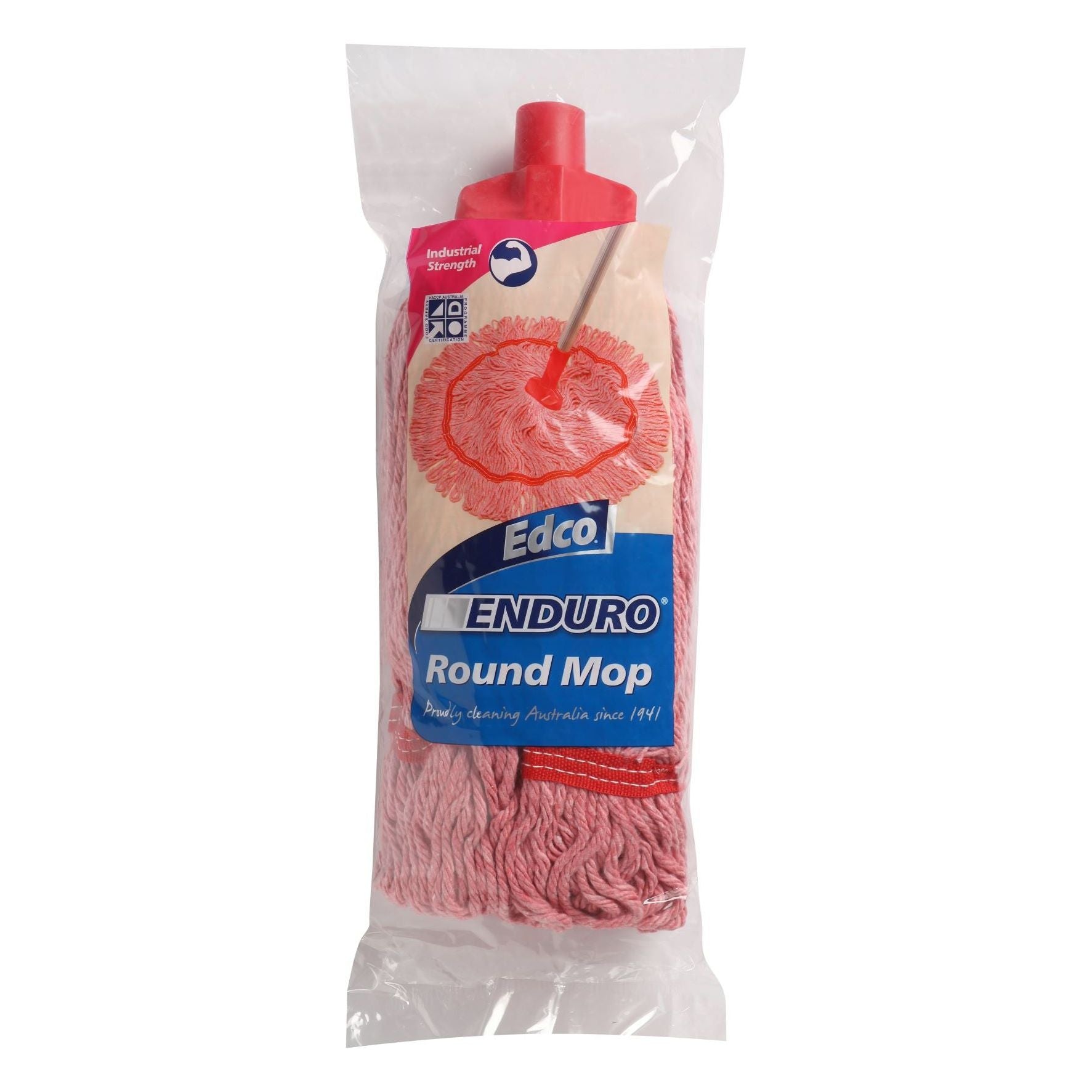 EDCO ENDURO ROUND MOP HEAD RED - 350G/27CM - Image 2