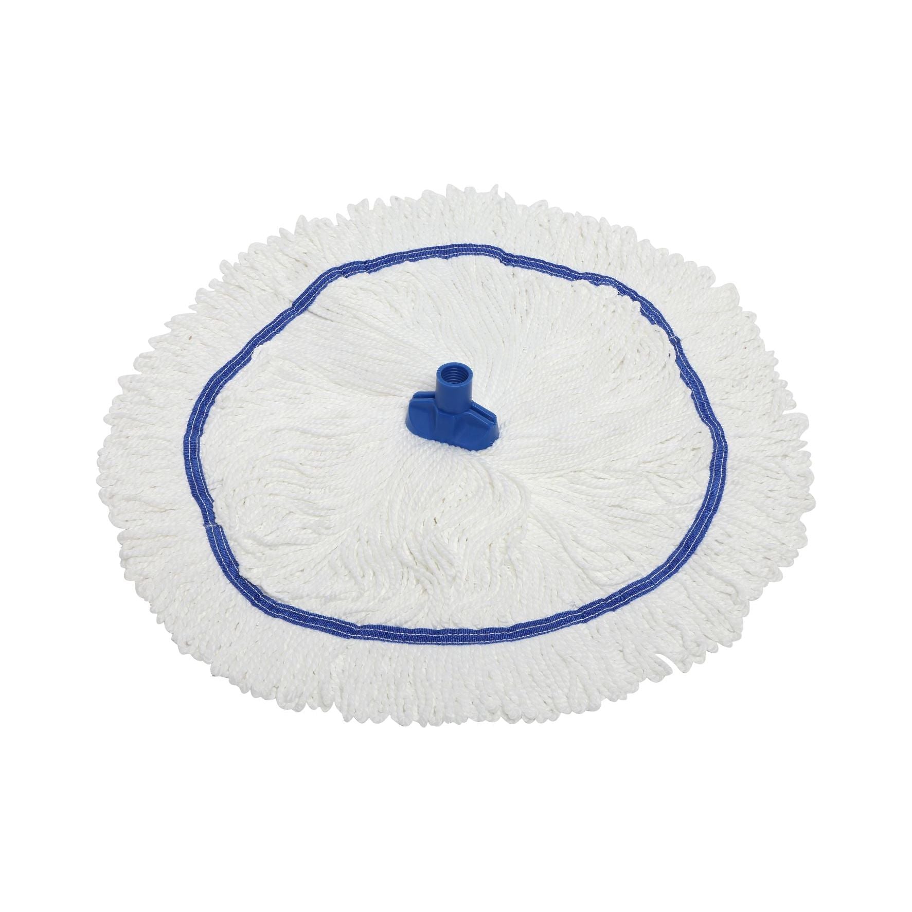 EDCO MICROFIBRE ROUND MOP HEAD BLUE - 350G/27CM - Image 2