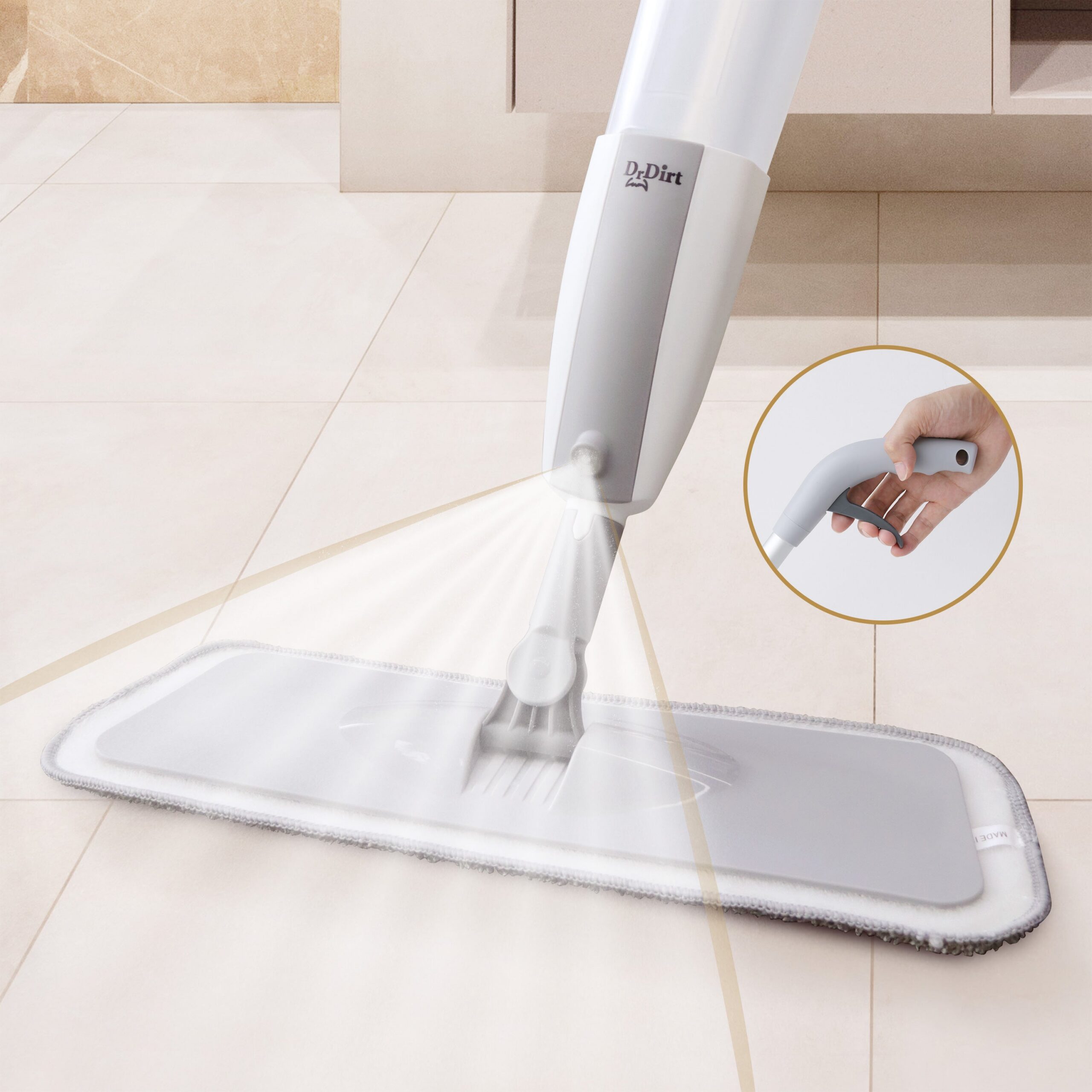 FILTA Dr DIRT SPRAY MOP - GREY - Image 2