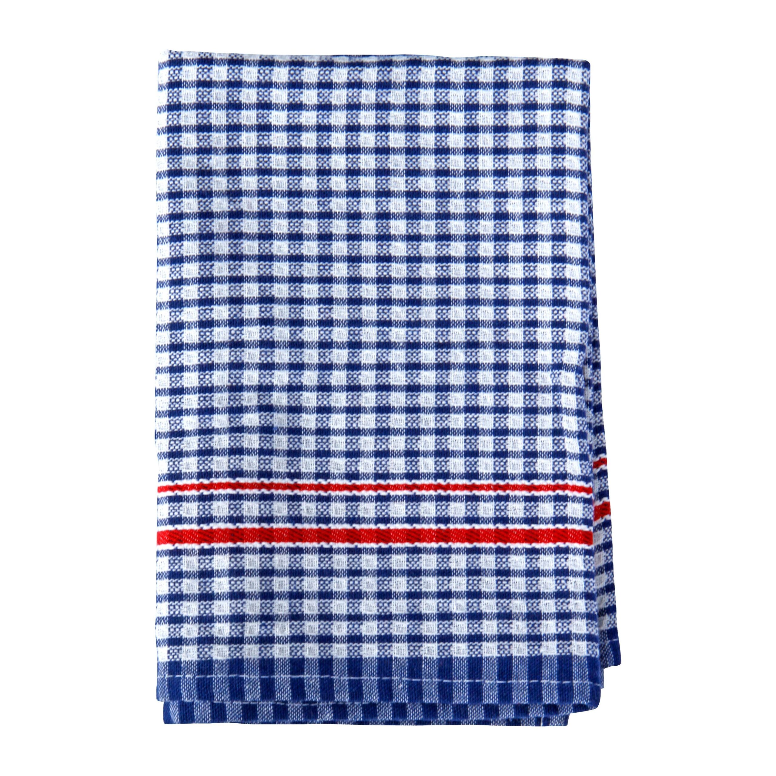 Filta cotton tea towel red/blue (45cm x 65cm) - 36 pack