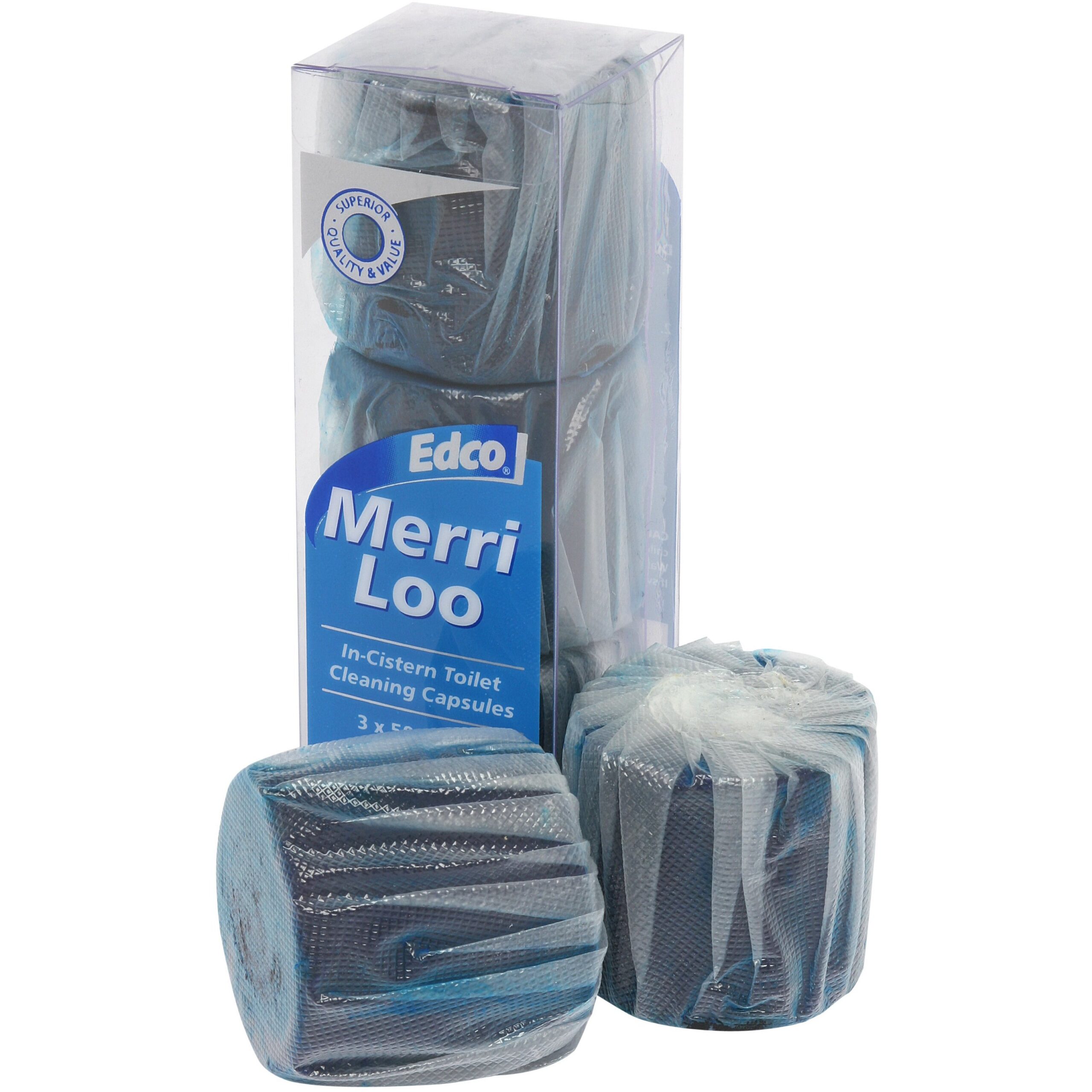 EDCO MERRI LOO IN CISTERN CAPSULES 3 PACK x 12 PACKS