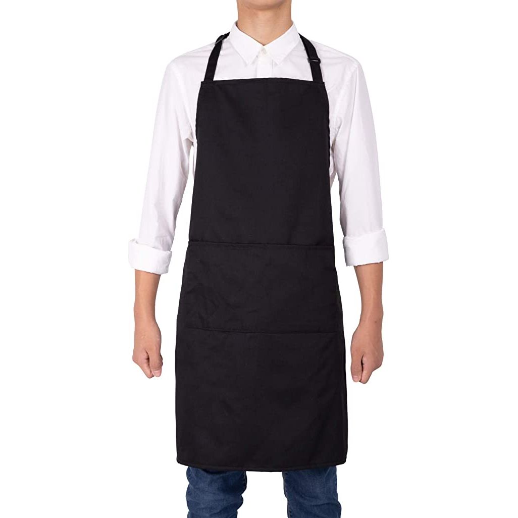 FILTA CAFE APRON WITH POCKET BLACK - 5 PACK