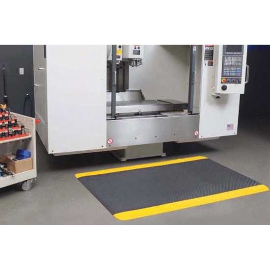 DIAMOND PLATE - 900mm X 600mm - Black/Yellow