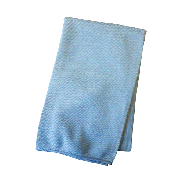 Filta xtra large commercial microfibre cloth - glass aqua 600mm x 400mm - 10 pack