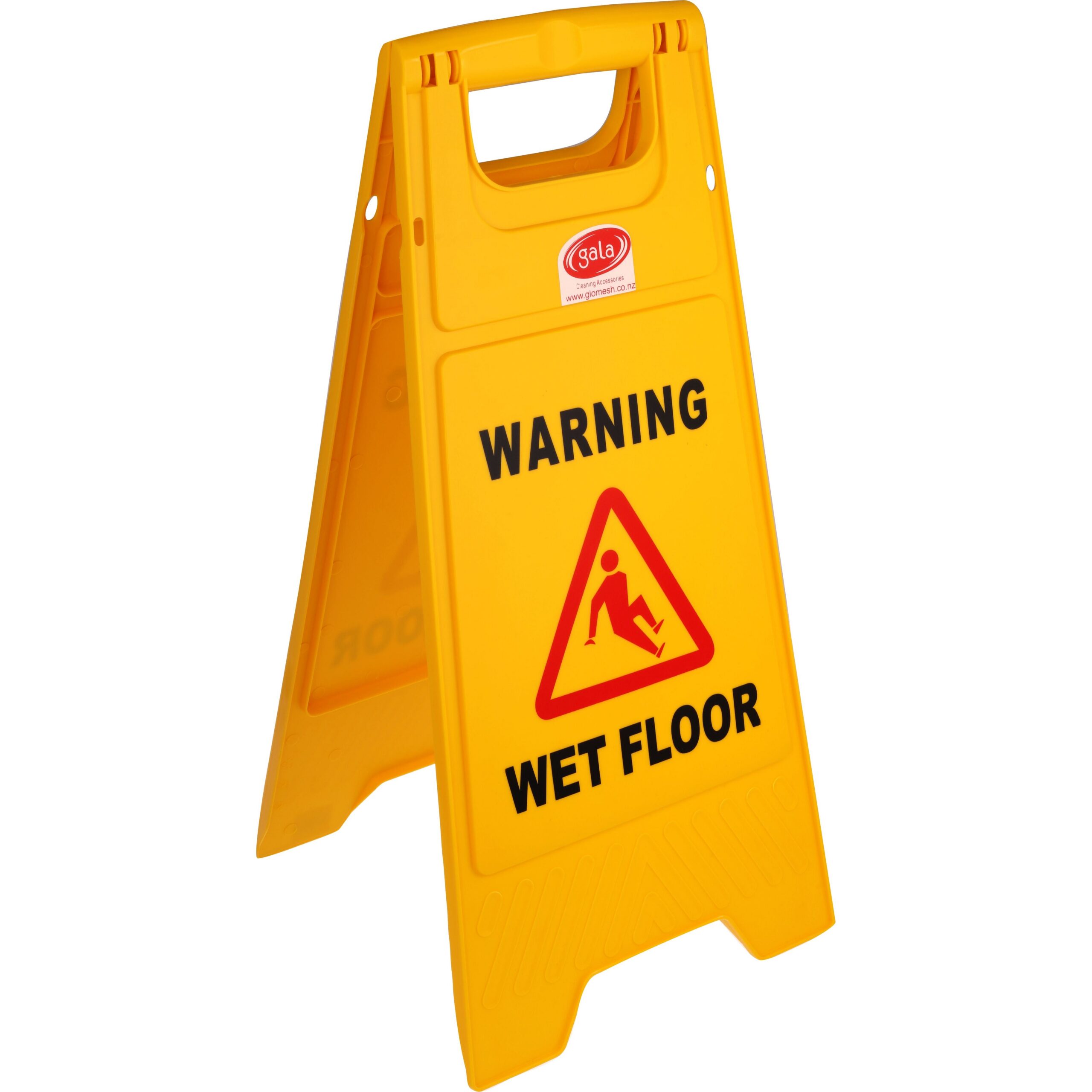 GALA A-FRAME SAFETY SIGN - "WET FLOOR" YELLOW
