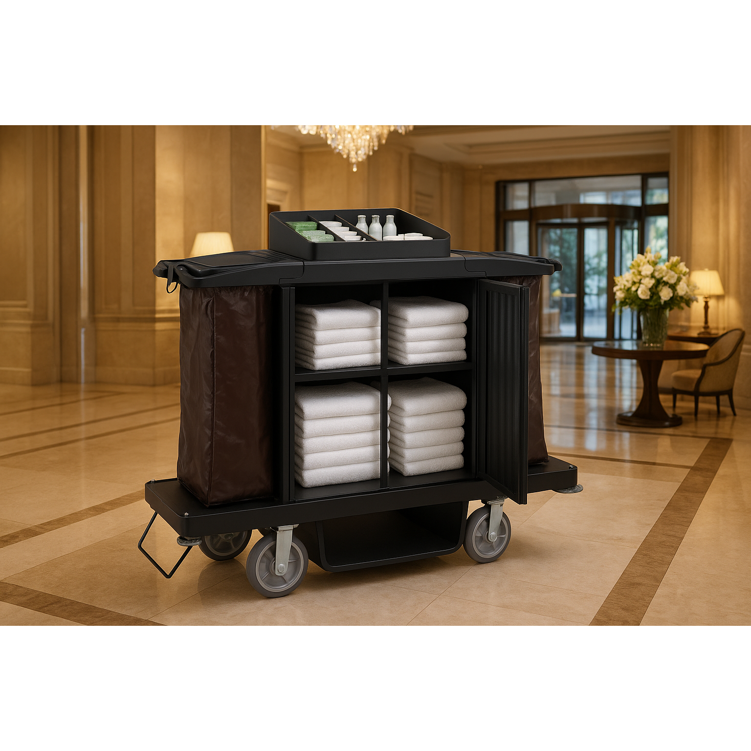 FILTA DELUXE HOUSE KEEPING TROLLEY - Image 3
