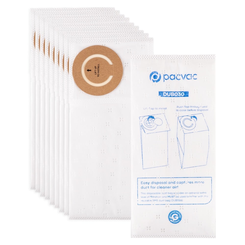PACVAC THRIFT 5L SYNTHETIC BAG 10 PACK