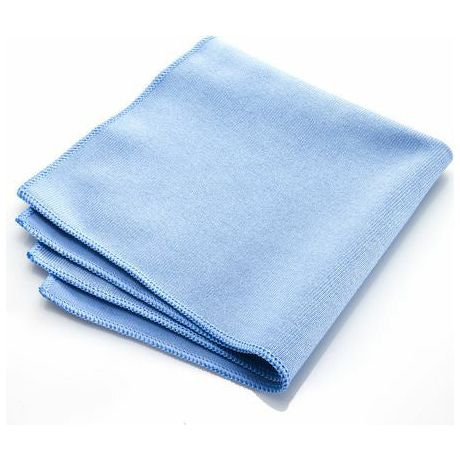 Filta commercial microfibre cloth - glass aqua 30cm x 35cm - 10 pack