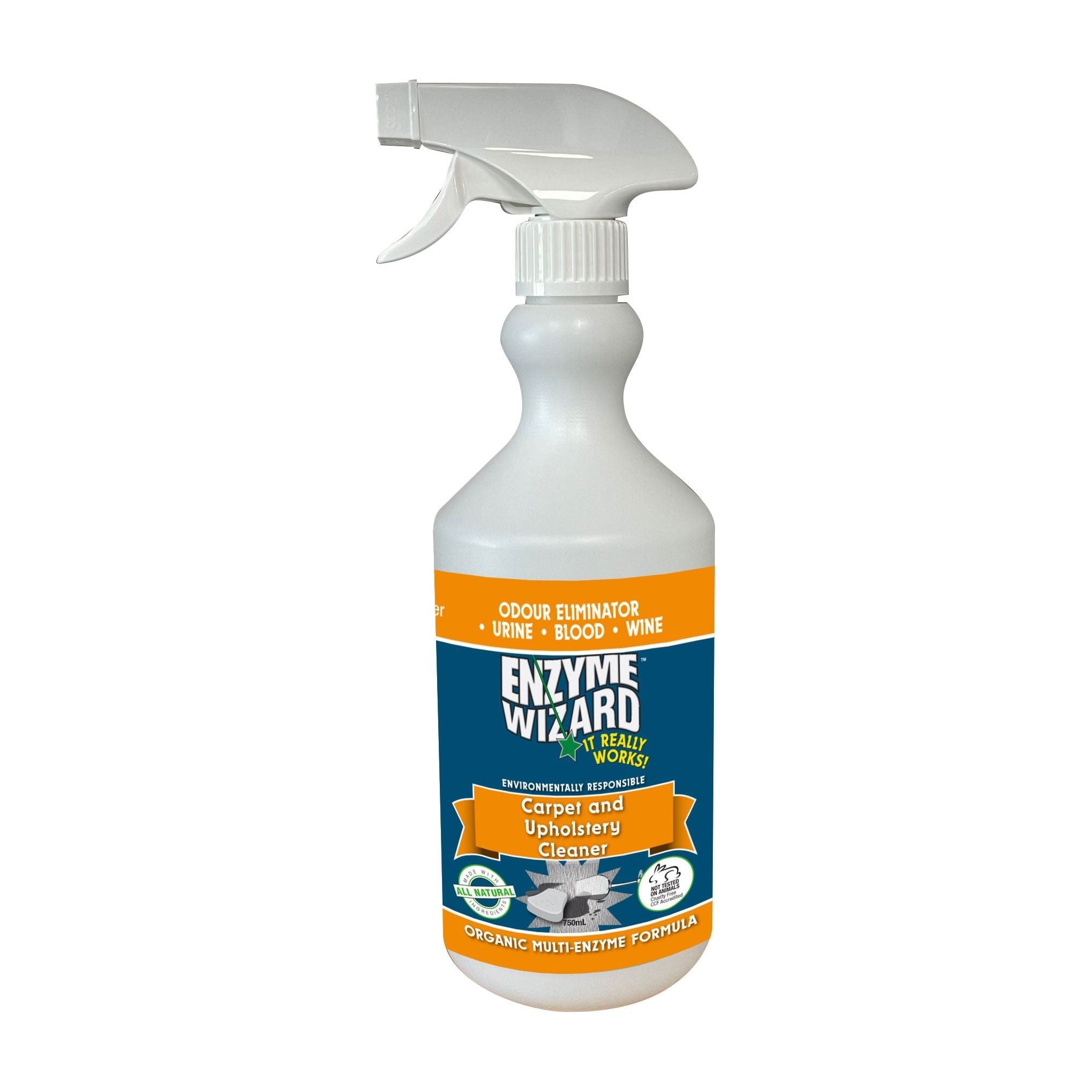 Enzyme Wizard carpet & upholstery cleaner 750ml - 9 pack
