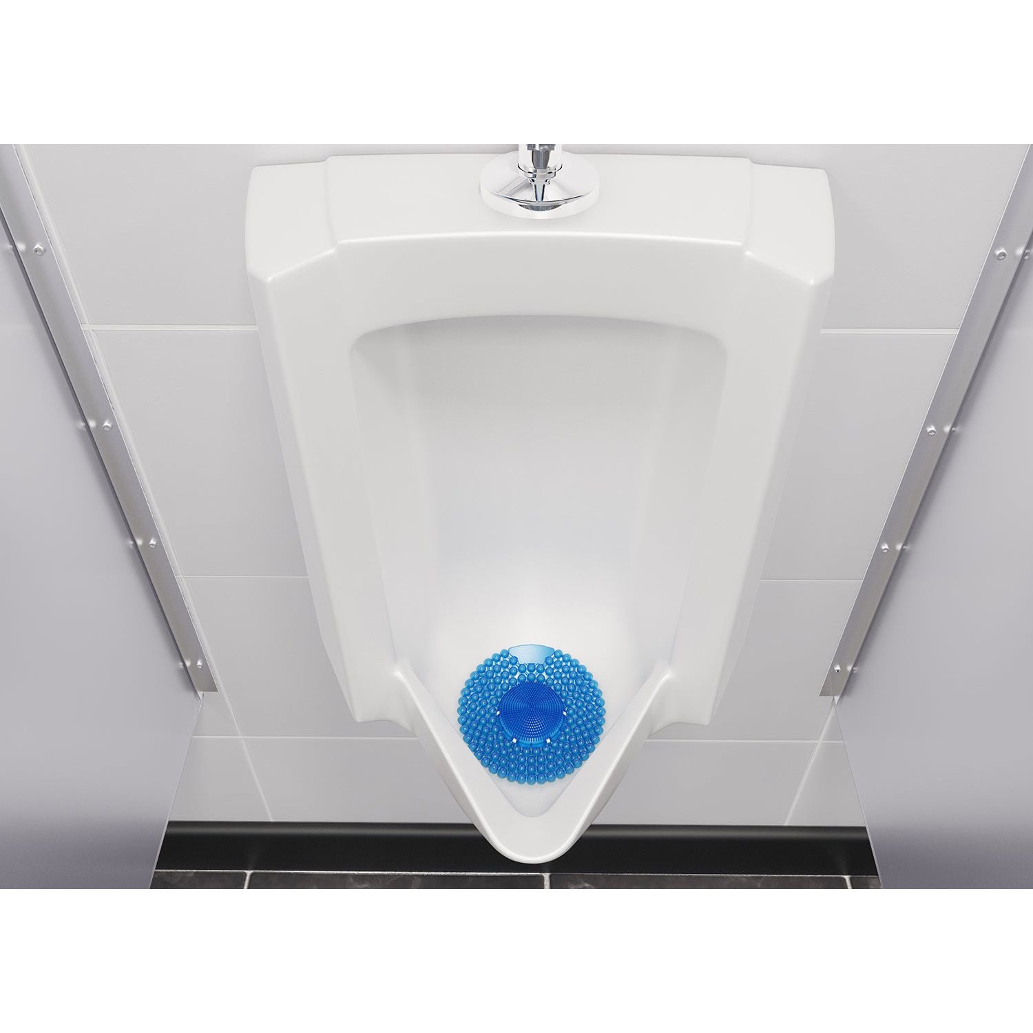 GLOMESH Spiral Biological Urinal Screen with Anti Splash - Mountain Air - 10 PACK - Image 4