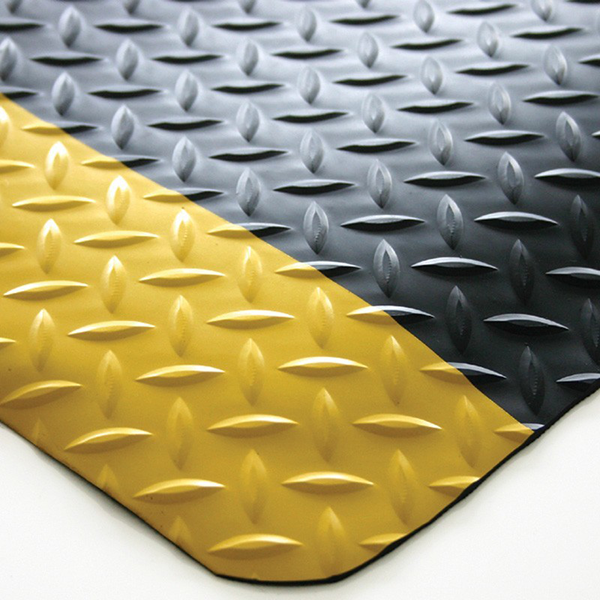 DIAMOND PLATE - 1500mm X 900mm - Black/Yellow - Image 2