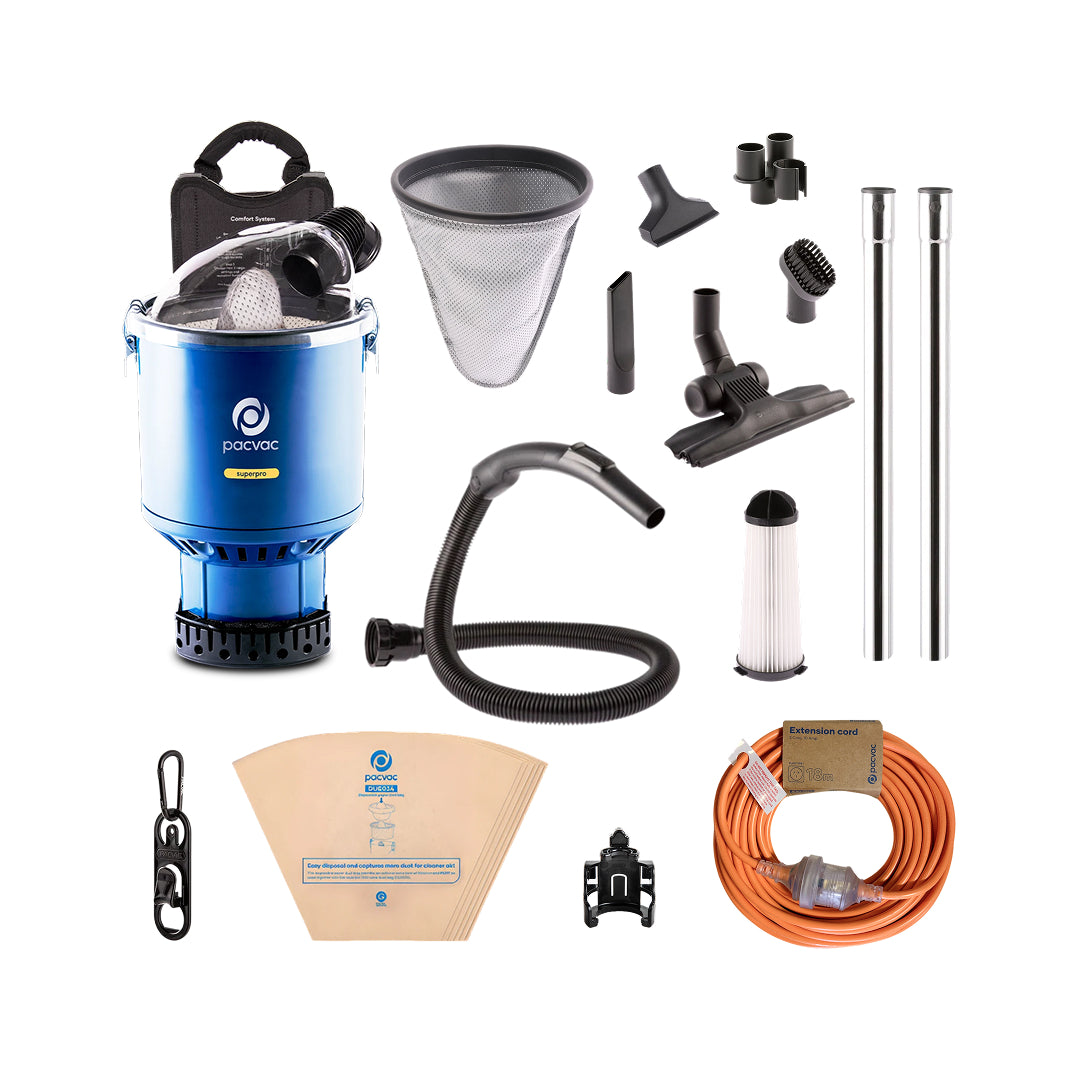 PACVAC SUPERPRO BACKPACK VACUUM CLEANER - Image 2