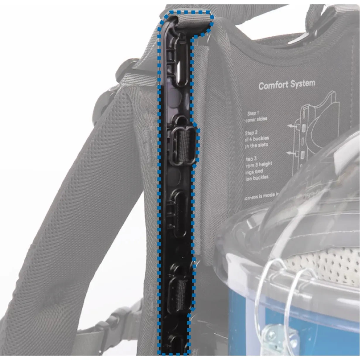 PACVAC HARNESS KIT BACK & SHOULDER SUPPORT FOR 700 SERIES *New* - Image 4