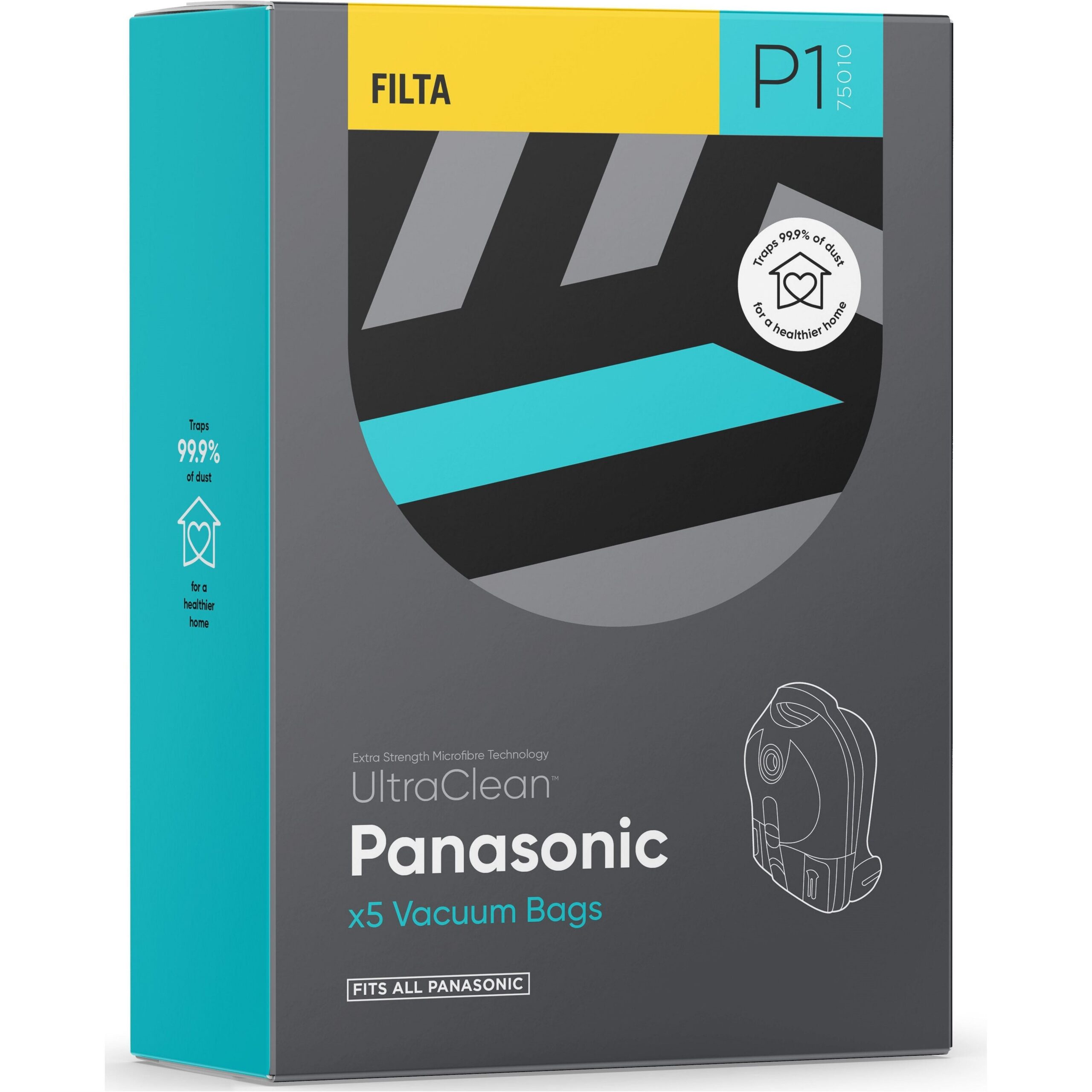 P1 - ULTRACLEAN PANASONIC SMS MULTI LAYERED VACUUM BAGS 5 PACK
