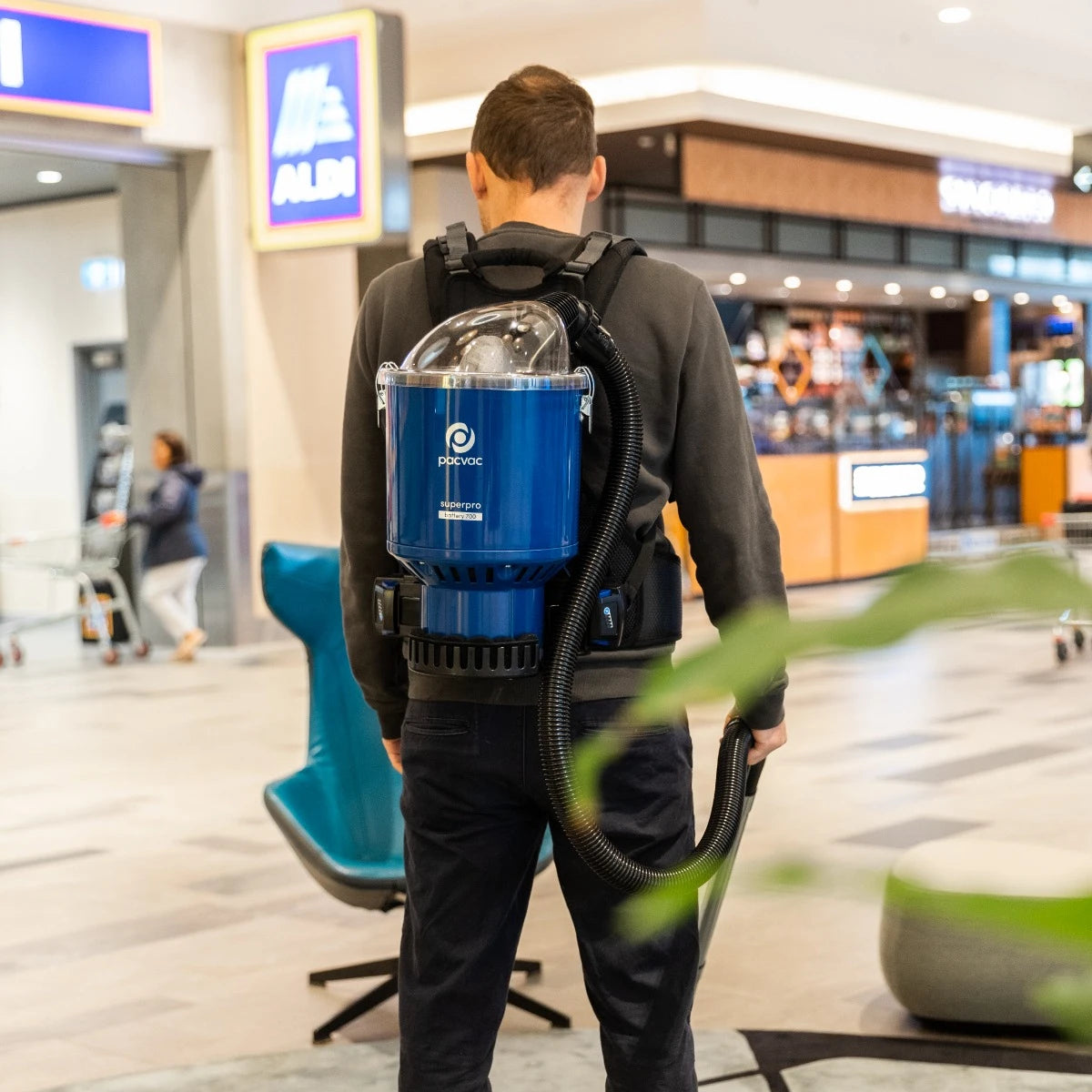 PACVAC SUPERPRO GO BATTERY BACKPACK VACUUM CLEANER - Image 5