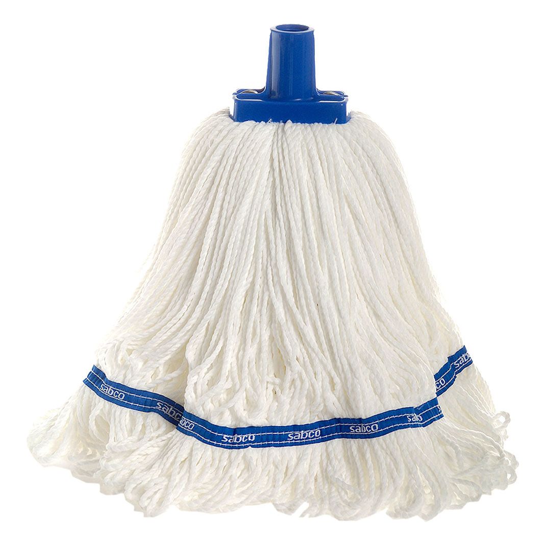 SABCO 350G MICROFIBRE ROUND MOP HEAD BLUE