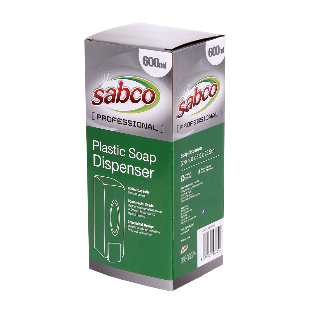 SABCO PLASTIC SOAP DISPENSER 600ML - Image 2