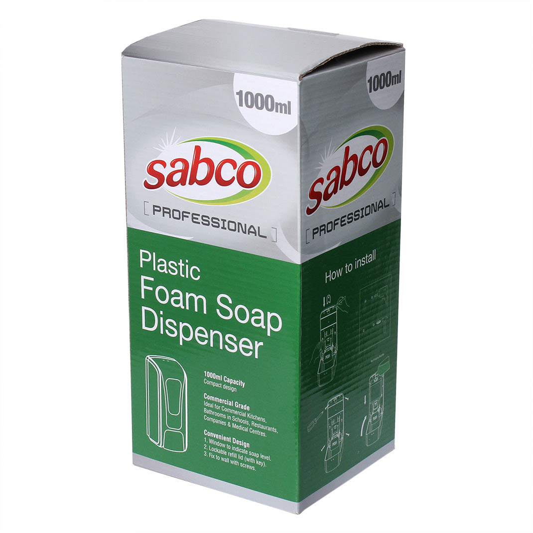 SABCO PLASTIC FOAM SOAP DISPENSER 1000ML - Image 2